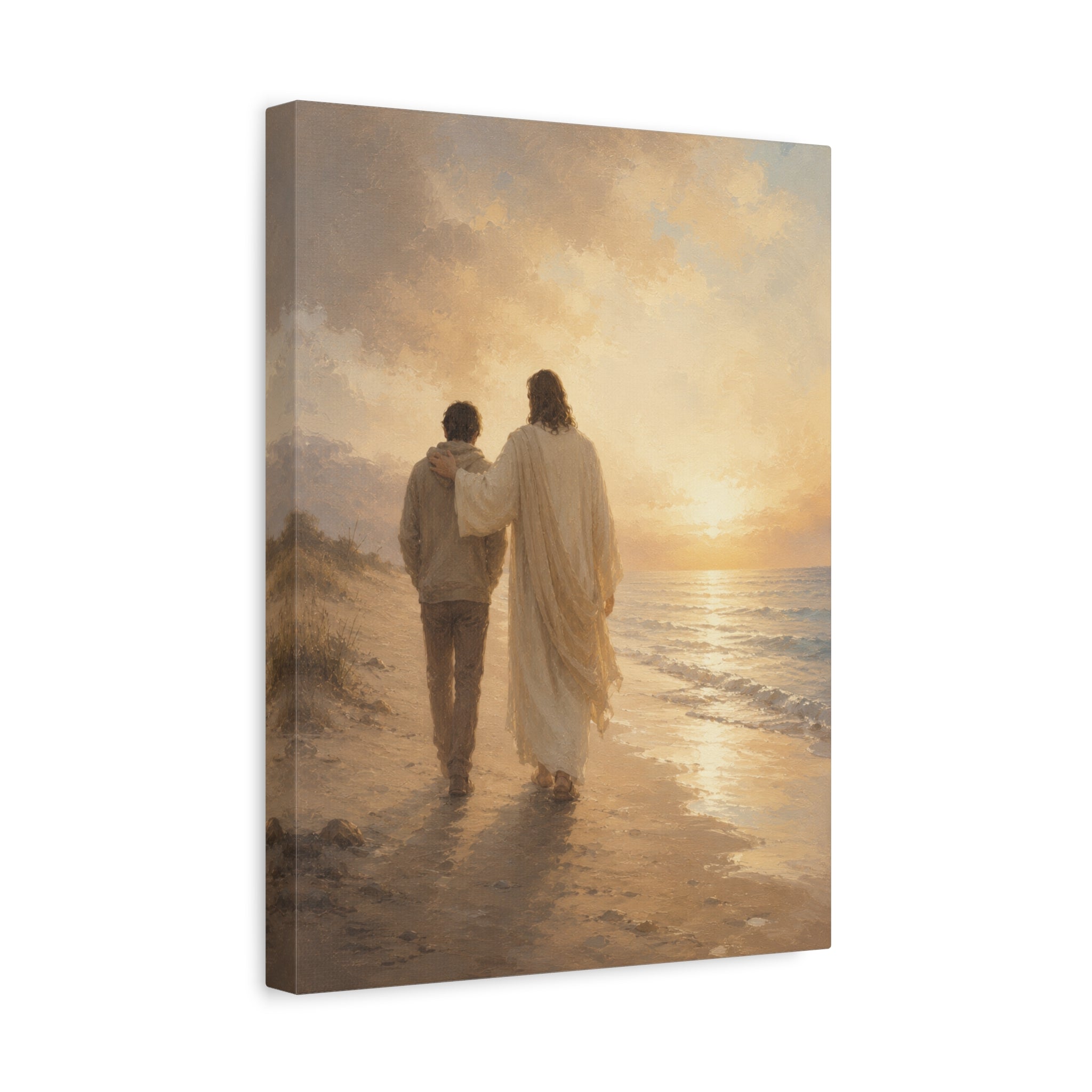 He Is Near Jesus Christ Canvas Wall Art — Christian Comfort Print