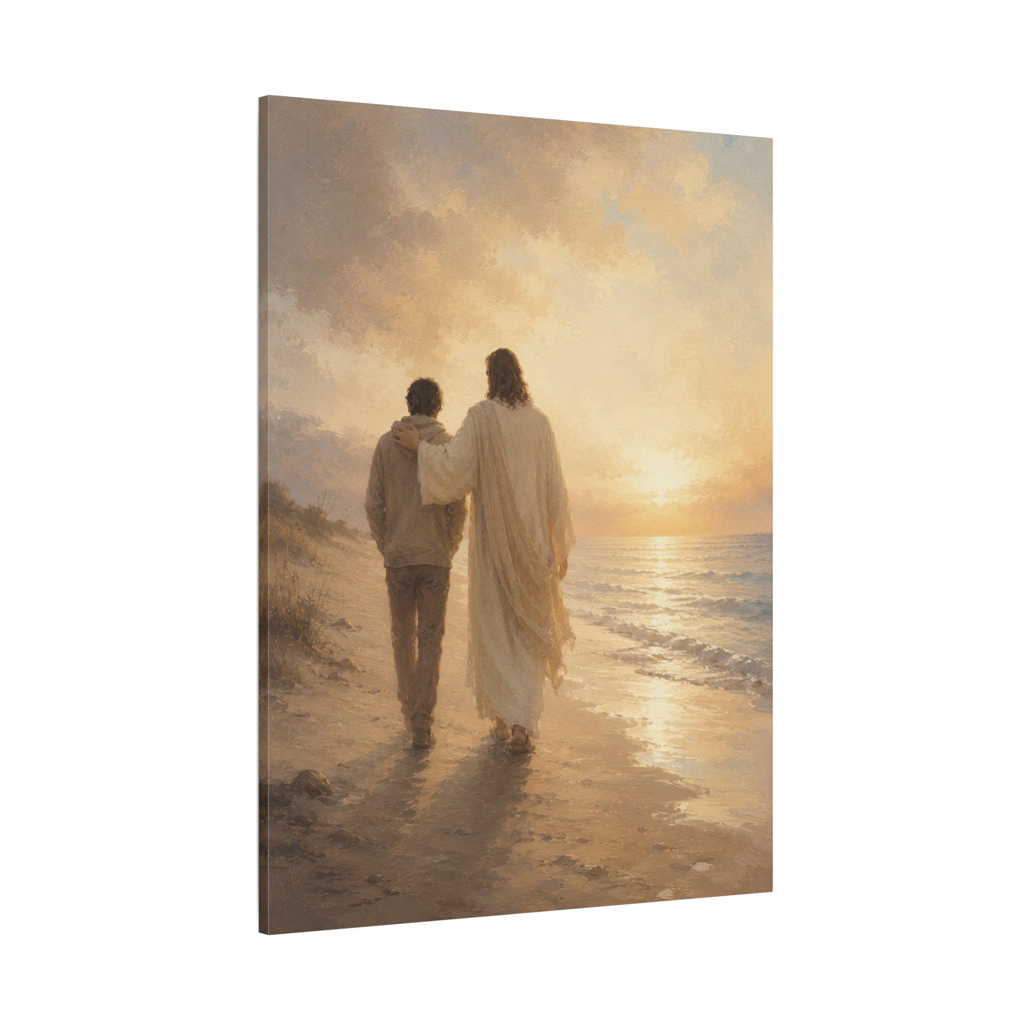 He Is Near Jesus Christ Canvas Wall Art — Christian Comfort Print
