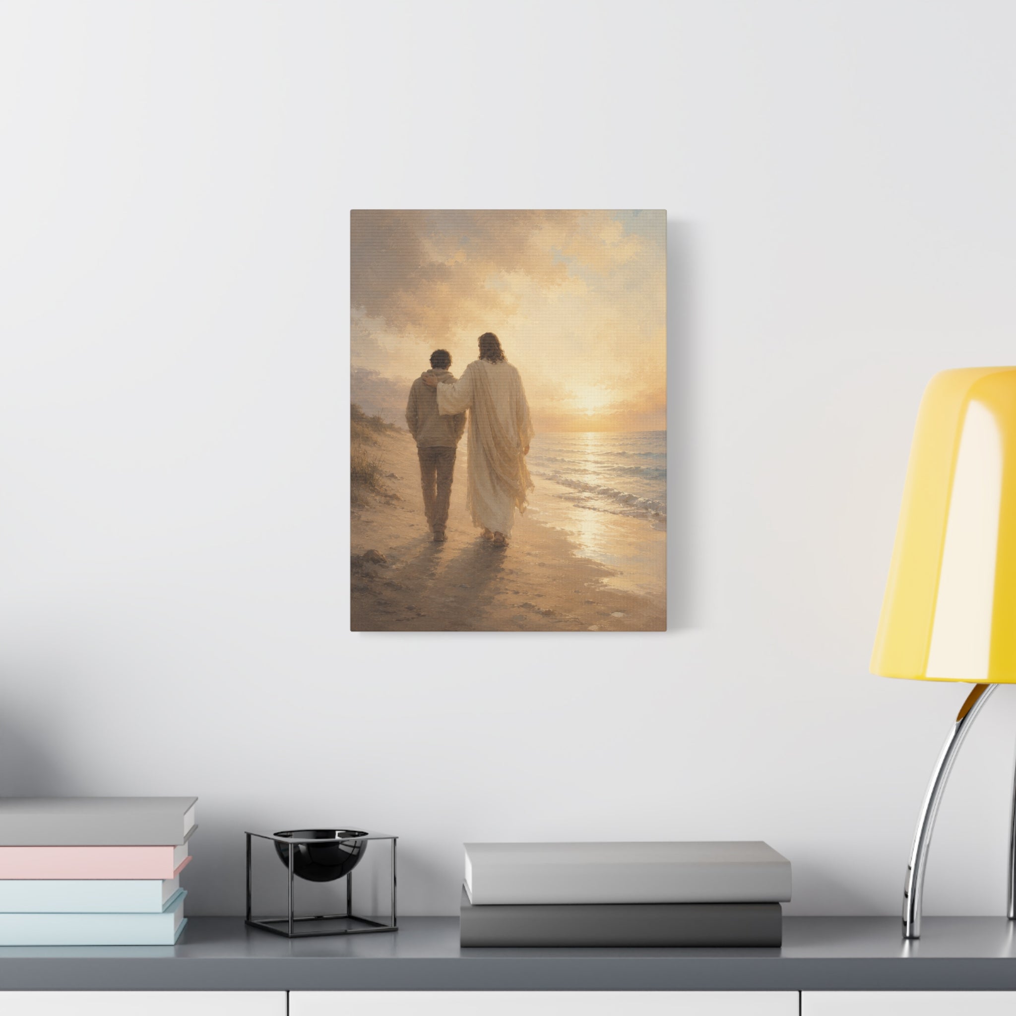 He Is Near Jesus Christ Canvas Wall Art — Christian Comfort Print