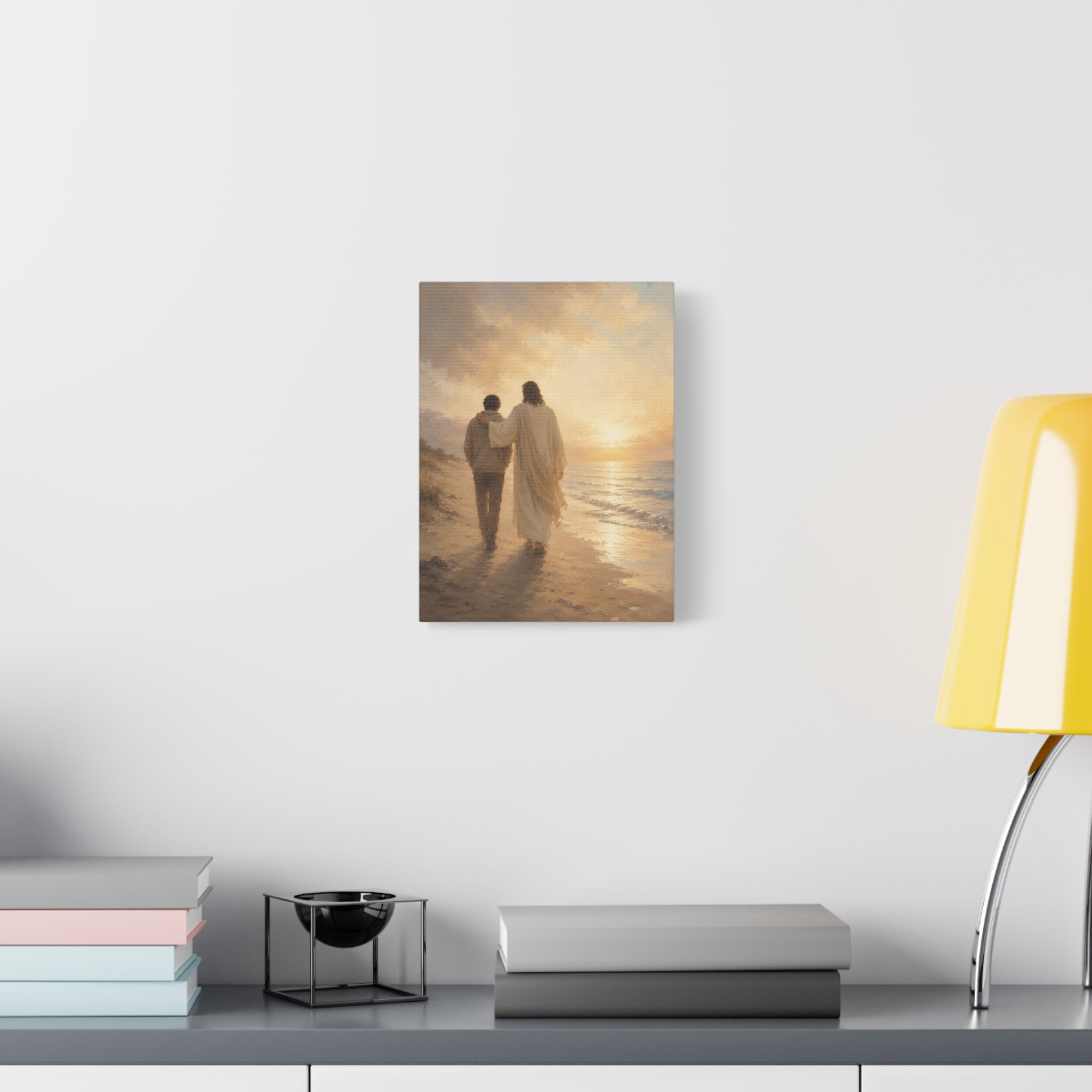 He Is Near Jesus Christ Canvas Wall Art — Christian Comfort Print