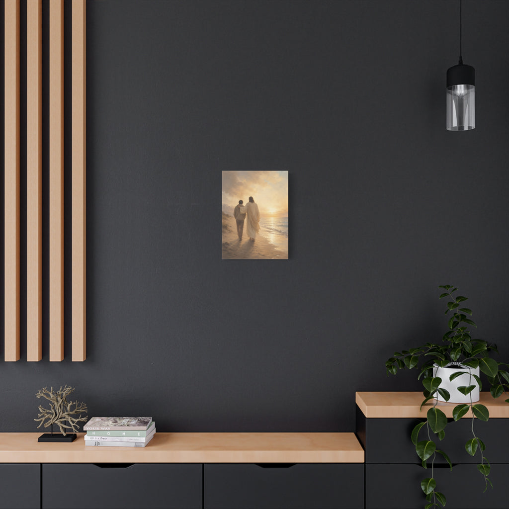 He Is Near Jesus Christ Canvas Wall Art — Christian Comfort Print