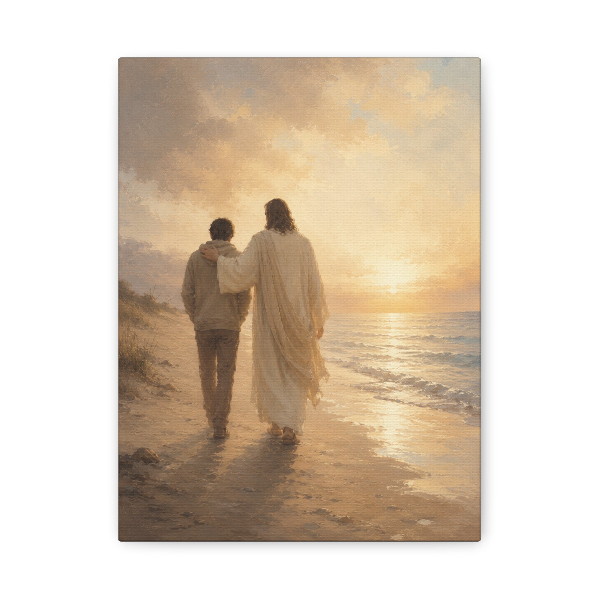 He Is Near Jesus Christ Canvas Wall Art — Christian Comfort Print