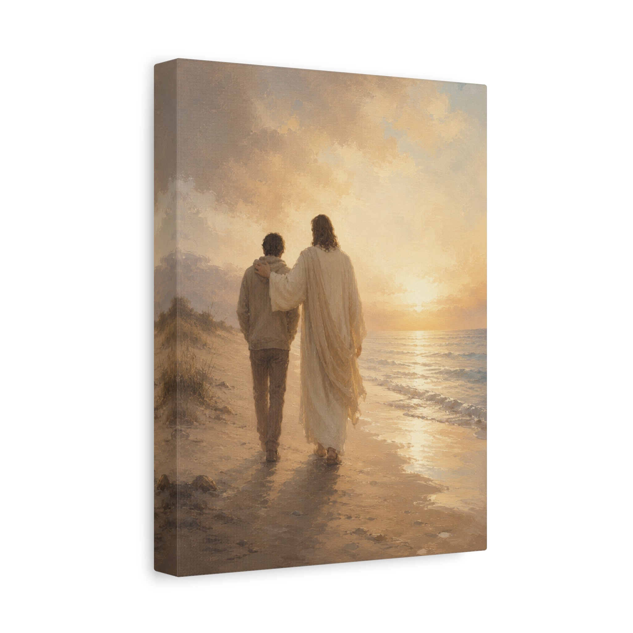 He Is Near Jesus Christ Canvas Wall Art — Christian Comfort Print