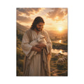 The Good Shepherd — Jesus With Lamb Christian Canvas