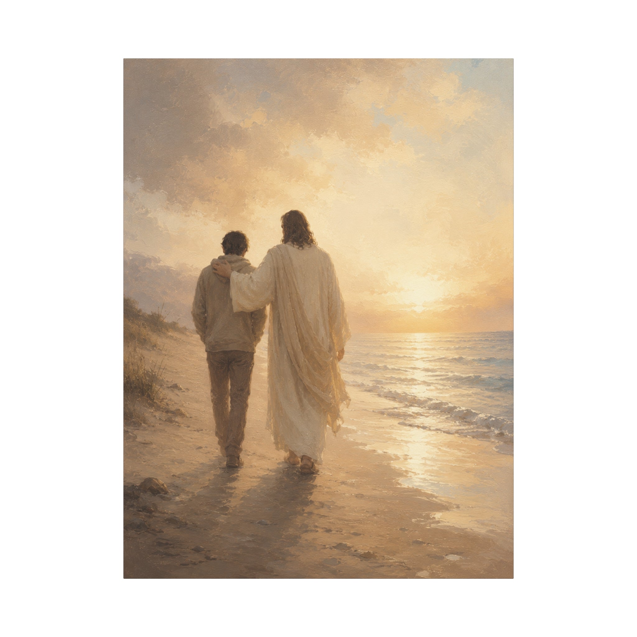 He Is Near Jesus Christ Canvas Wall Art — Christian Comfort Print